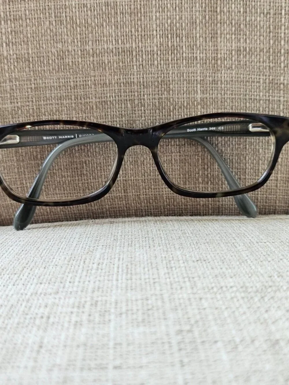Scott Harris Women Eyeglasses Frame EUROPA 344 Eyewear Dark Brown Glasses Frame